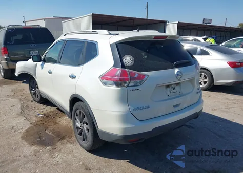 2016 Nissan Rogue Sl z USA, uszkodzony, nr VIN 5N1AT2MV6GC846036